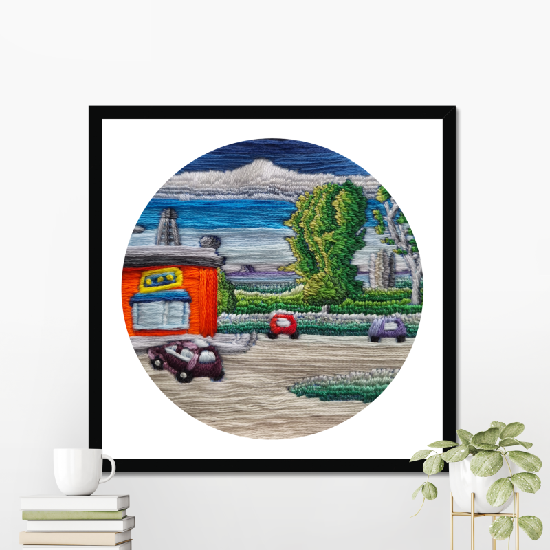 Summer — Old Swan Panorama — Fine Art Paper Print | Cityscape
