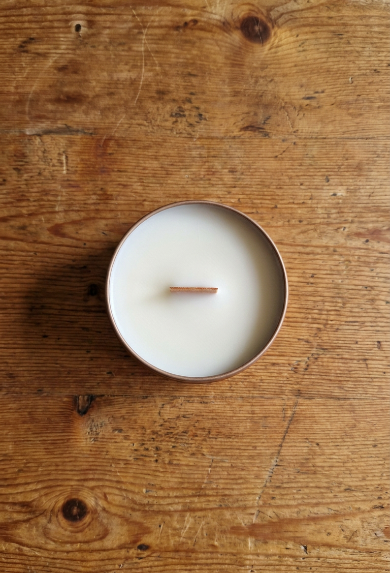 WOOD WICK CANDLE - Rose Gold Collection