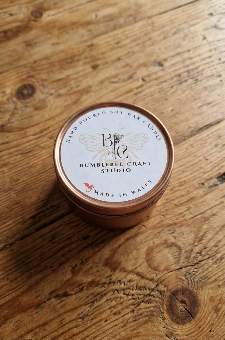 WOOD WICK CANDLE - Rose Gold Collection