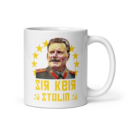 Sir Keir Stalin Political Parody Mug Ceramic 11oz White Made To Order