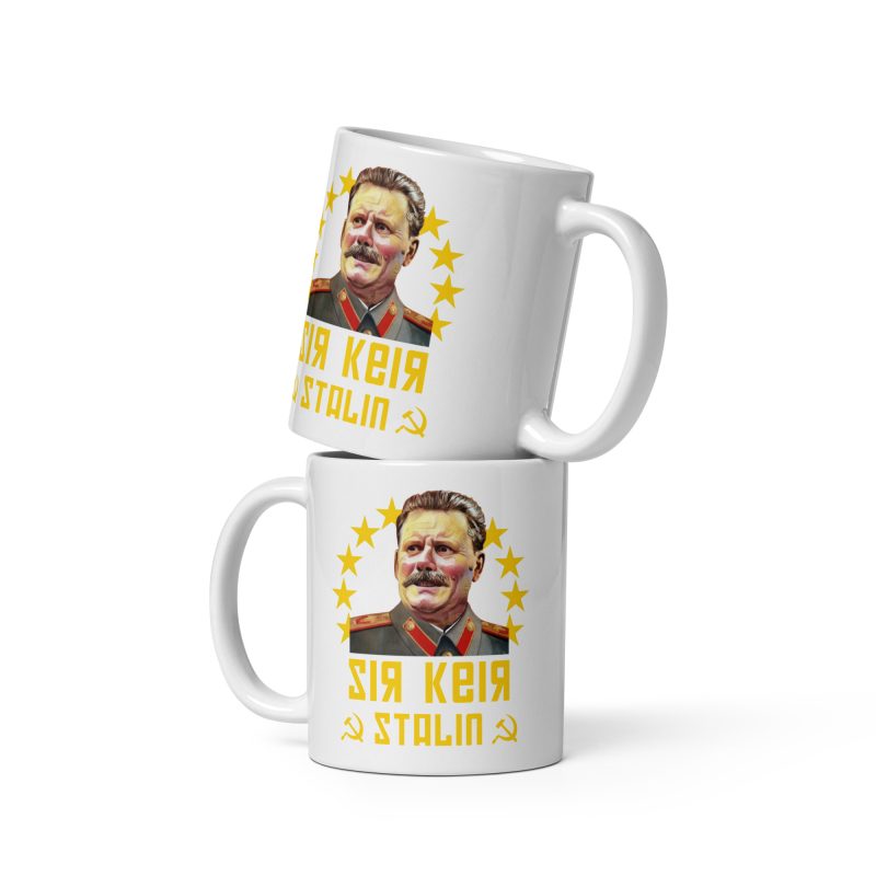 Sir Keir Stalin Political Parody Mug Ceramic 11oz White Made To Order