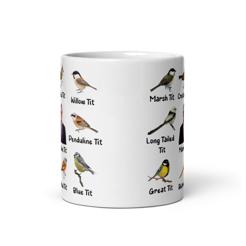 Keir Starmer Massive Tit Bird Mug Ceramic 11oz White Made To Order