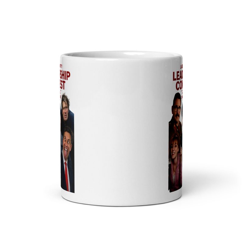 Labour Party Leadership Contest Mug Ceramic 11oz White Made To Order Political Gift