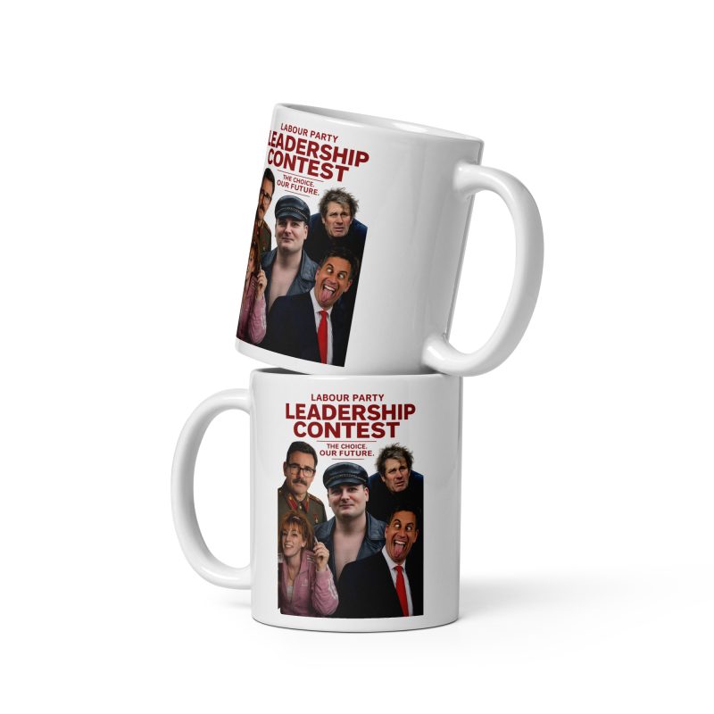Labour Party Leadership Contest Mug Ceramic 11oz White Made To Order Political Gift