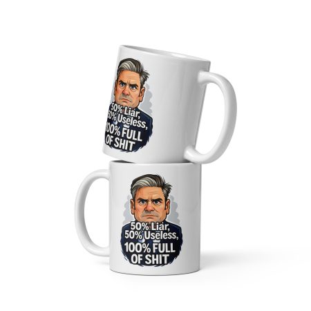 Keir Starmer Political Parody Mug Ceramic 11oz White Made To Order