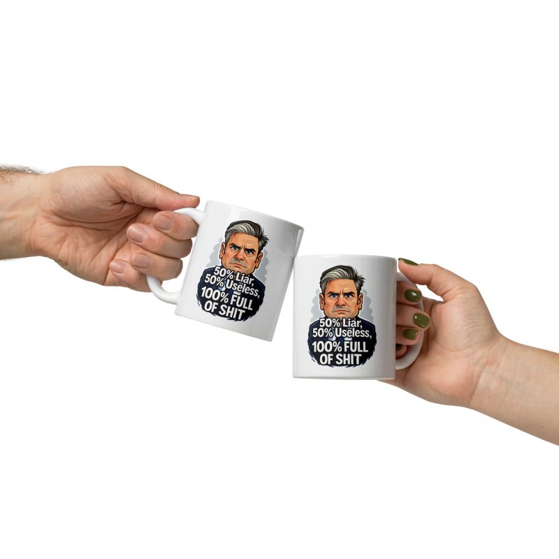 Keir Starmer Political Parody Mug Ceramic 11oz White Made To Order