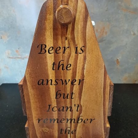 Handmade Wooden Beer caddy