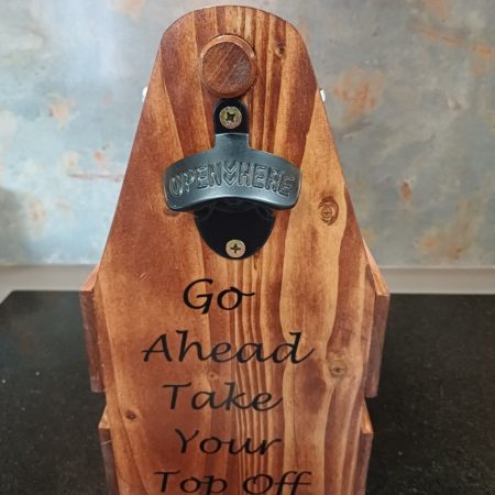 Handmade Wooden Beer caddy