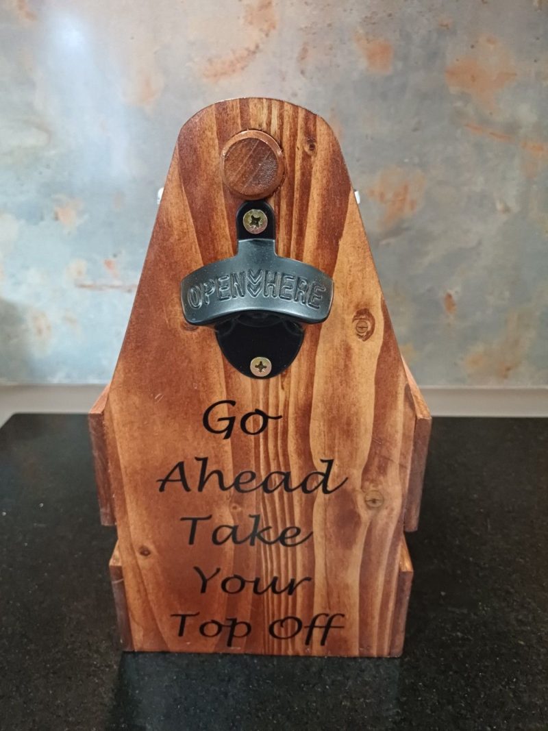 Handmade Wooden Beer caddy