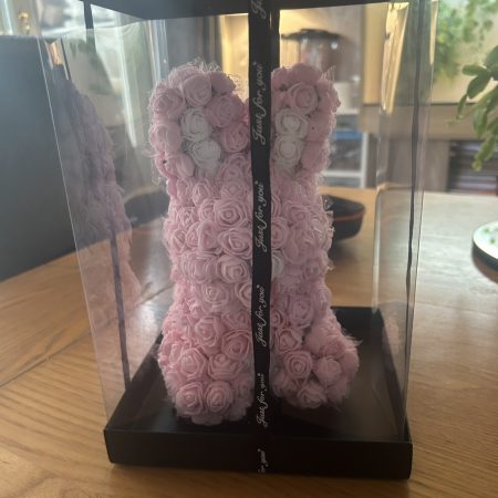 Handmade rose bunny