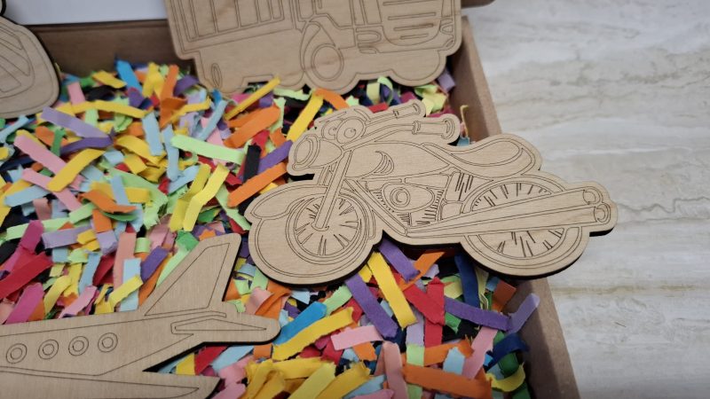 Paint your Own Boys Toys, Wooden Figures, 10cm Tall