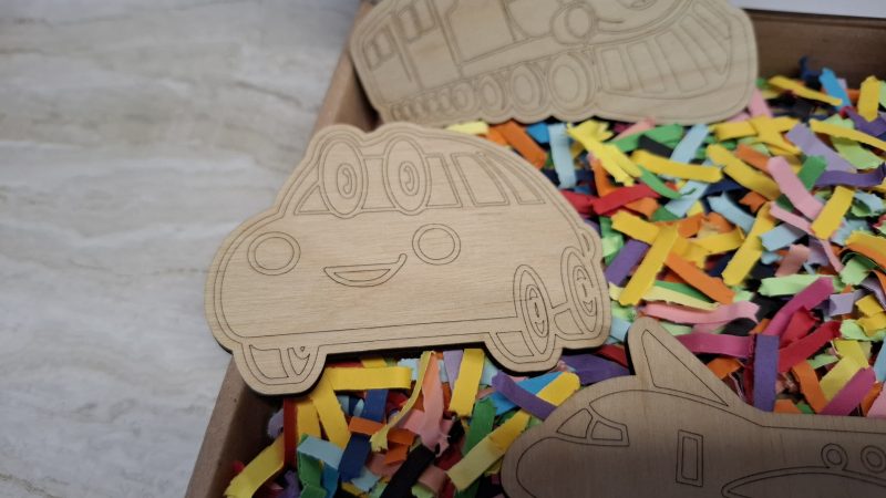 Paint your Own Boys Toys, Wooden Figures, 10cm Tall