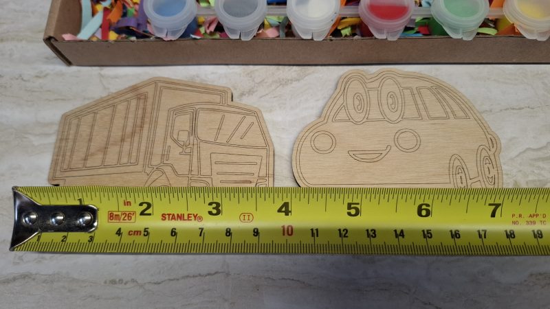 Paint your Own Boys Toys, Wooden Figures, 10cm Tall