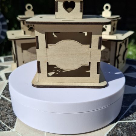 A Personalised Cat Memorial Lantern, Wooden, Engraved Pet Bereavement Keepsake
