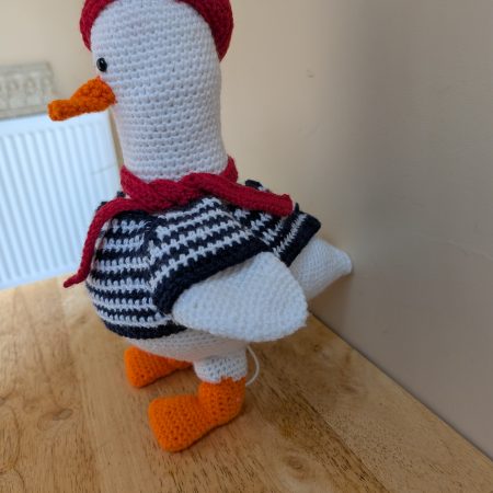 Crochet Goose with bag