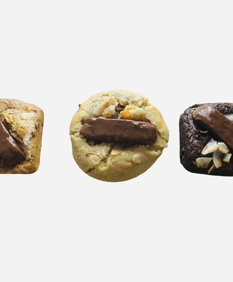 2 Malibu Bounty Dark Chocolate Brownie — Handmade in London