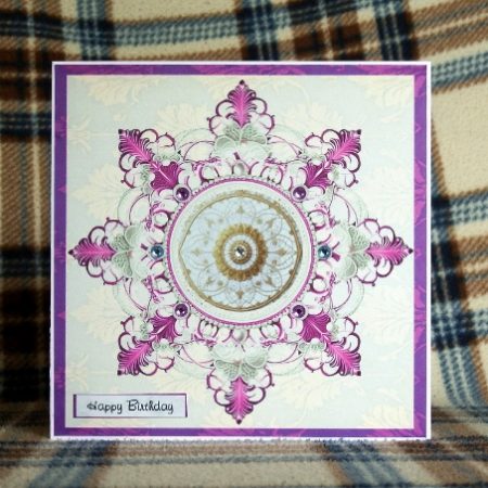 Floral Lace birthday card