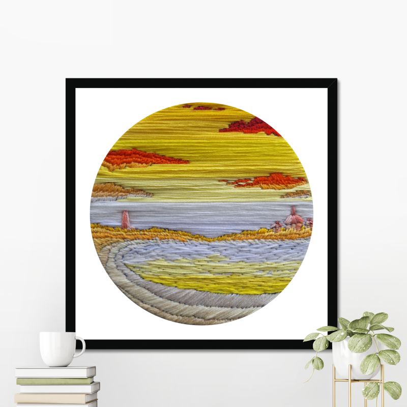 Bright Sunset — Fine Art Paper Print | Sunsets and Mornings Series