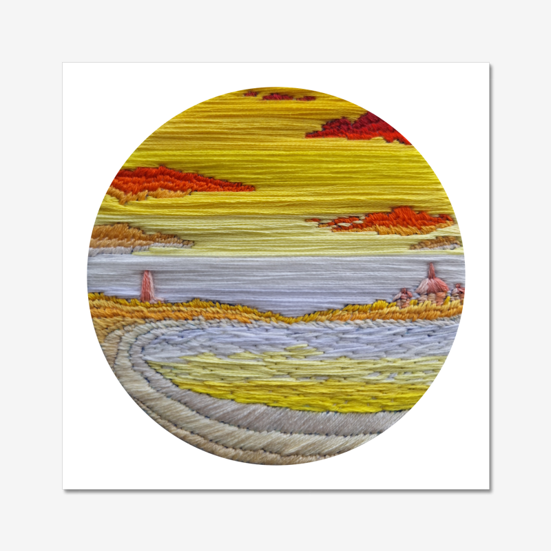 Bright Sunset — Fine Art Paper Print | Sunsets and Mornings Series