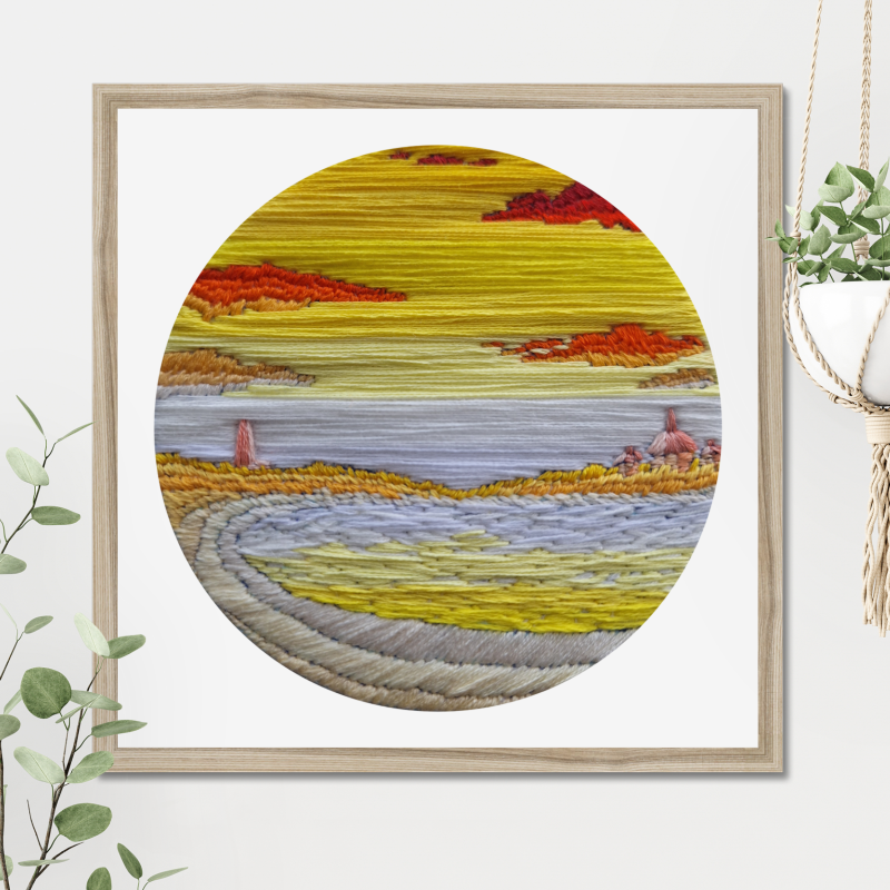 Bright Sunset — Fine Art Paper Print | Sunsets and Mornings Series