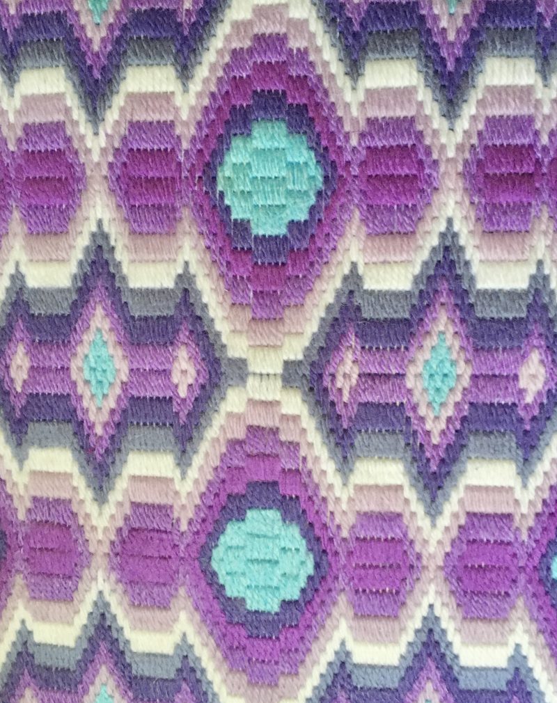 One of a kind needlepoint cushion
