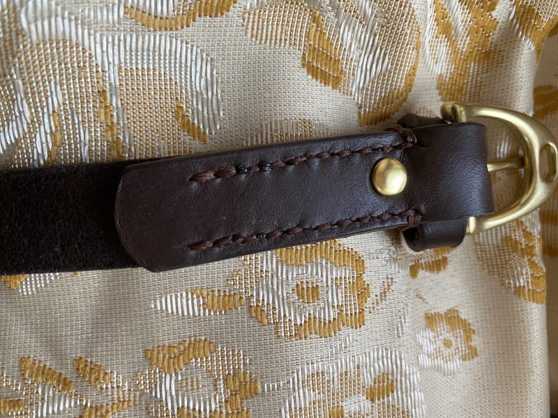 Stirrup belt Brown English leather 40.5 inches