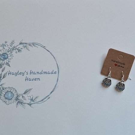 Handmade Tibetan Silver Guinea Pig Earrings | Quirky Animal Gift UK