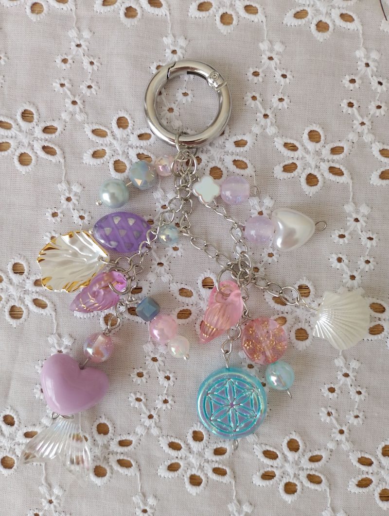 Mermaid Theme Bag Charm