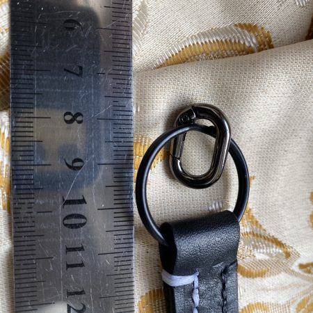 Fathers Day Football mad keyring gift. Bespoke Italian leather Handmade