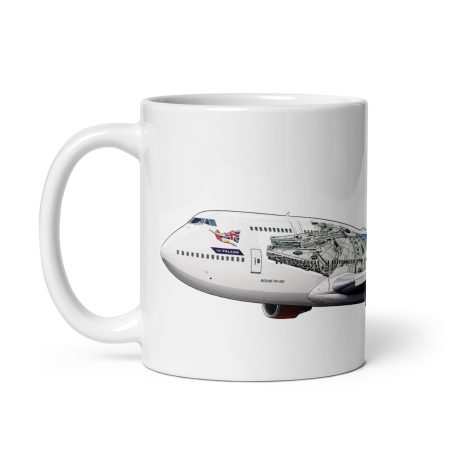 Virgin Atlantic Star Wars Aviation Mug | White Ceramic 11oz Made To Order Plane Spotter Gift