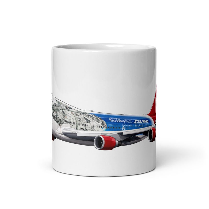 Virgin Atlantic Star Wars Aviation Mug | White Ceramic 11oz Made To Order Plane Spotter Gift