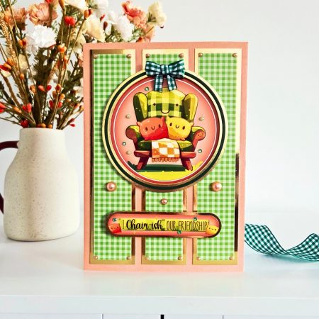 Funny Card For A Friend - "I Chair-ish Our Friendship"