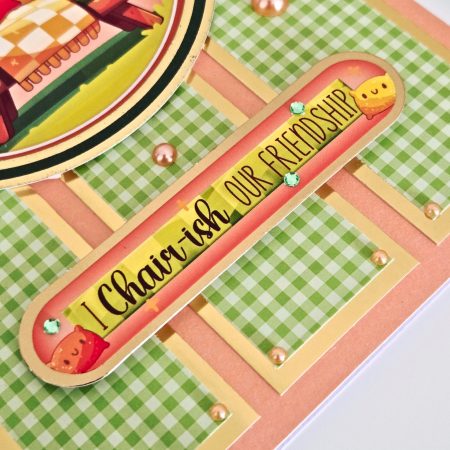 Funny Card For A Friend - "I Chair-ish Our Friendship"