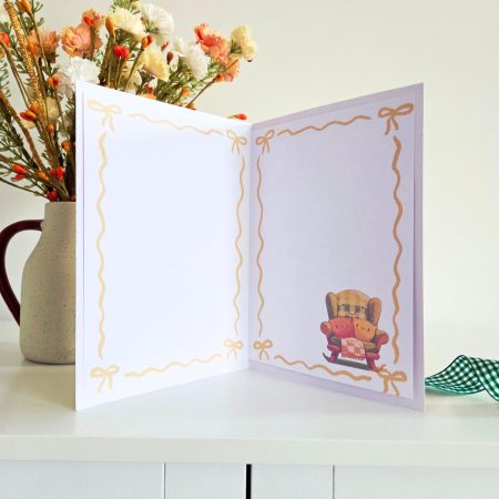 Funny Card For A Friend - "I Chair-ish Our Friendship"