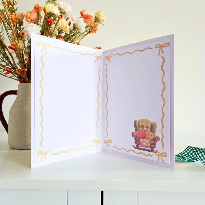 Funny Card For A Friend - "I Chair-ish Our Friendship"