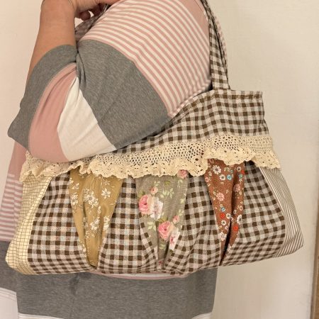 Vintage hobo bag+vintage automatic hairpin