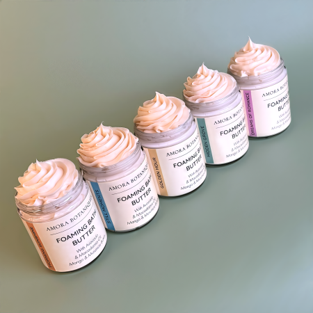 Luxury Foaming Body Wash – Thick Creamy Bath Butter | 5 Essential Oil Blends
