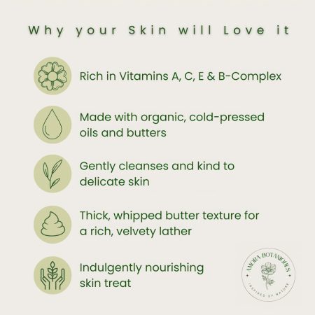 Luxury Foaming Body Wash – Thick Creamy Bath Butter | 5 Essential Oil Blends