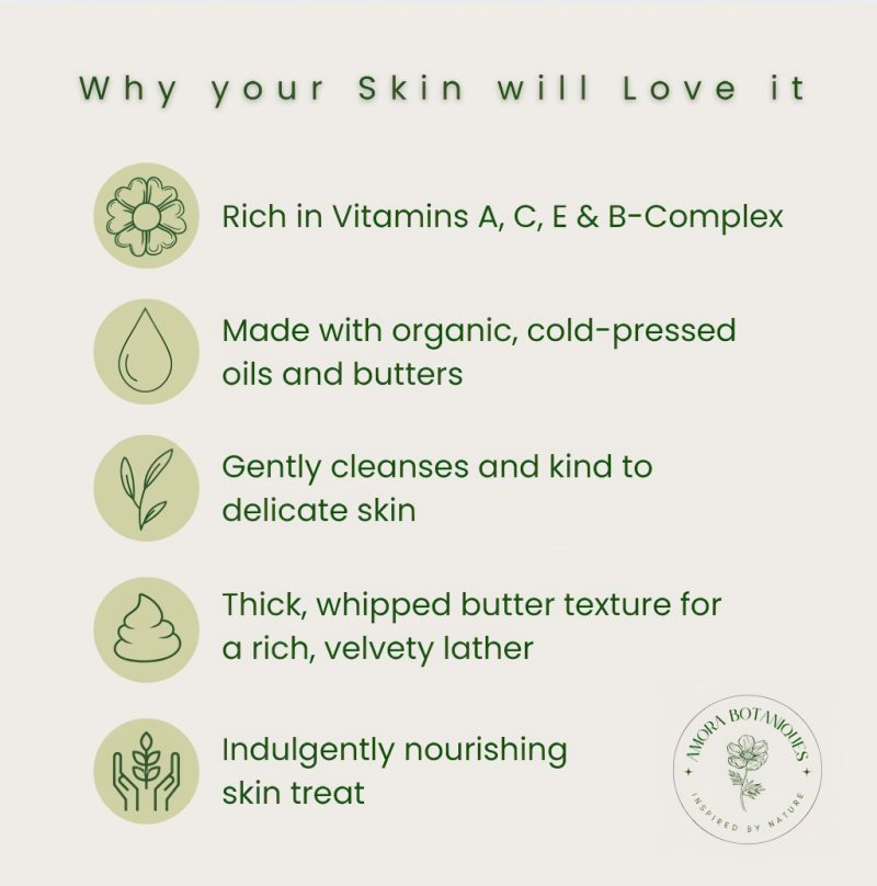 Luxury Foaming Body Wash – Thick Creamy Bath Butter | 5 Essential Oil Blends