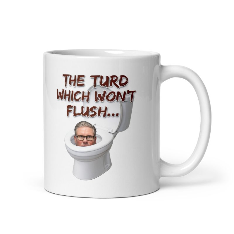 Anti Starmer Political Mug Ceramic 11oz White Made To Order Funny UK Gift