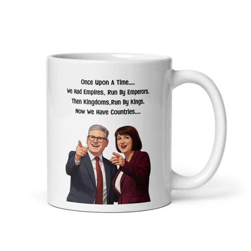 Political Satire Mug Ceramic 11oz White Made To Order Funny UK Politics Gift