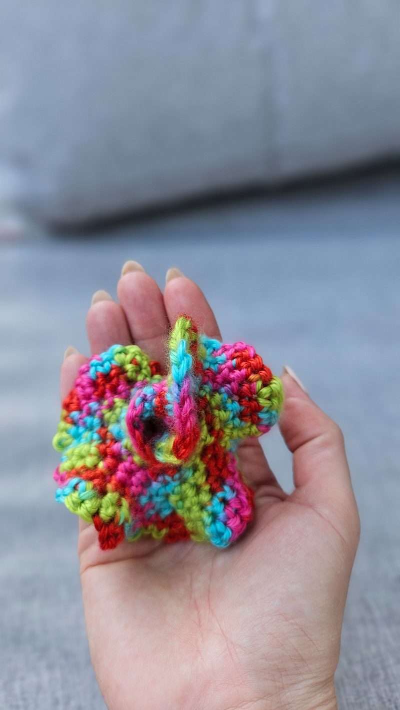 Handmade crochet fidget spinner