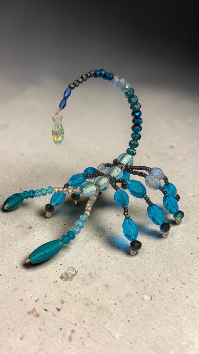 Phantasm – Handcrafted Crystal & Glass Bead Scorpion