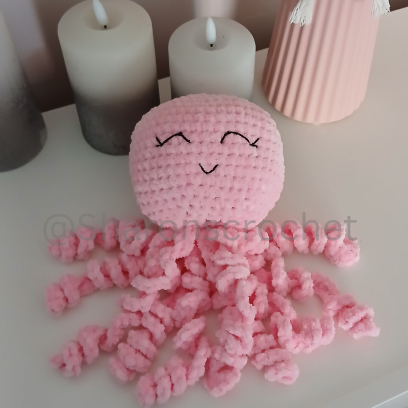 🐙 Plush Crochet Octopus Comforter 🩷✨