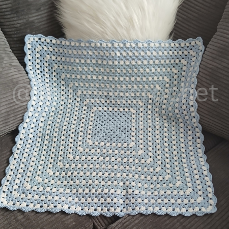 🧶 Handmade Granny Square Baby Blanket & Hat Sets ❤️