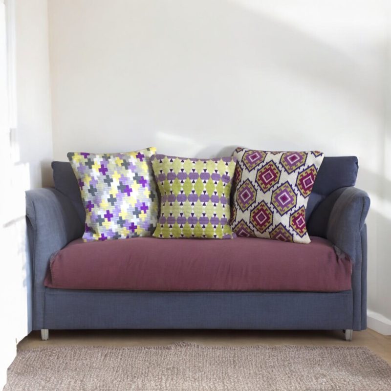Original Contemporary Bargello Needlepoint cushion
