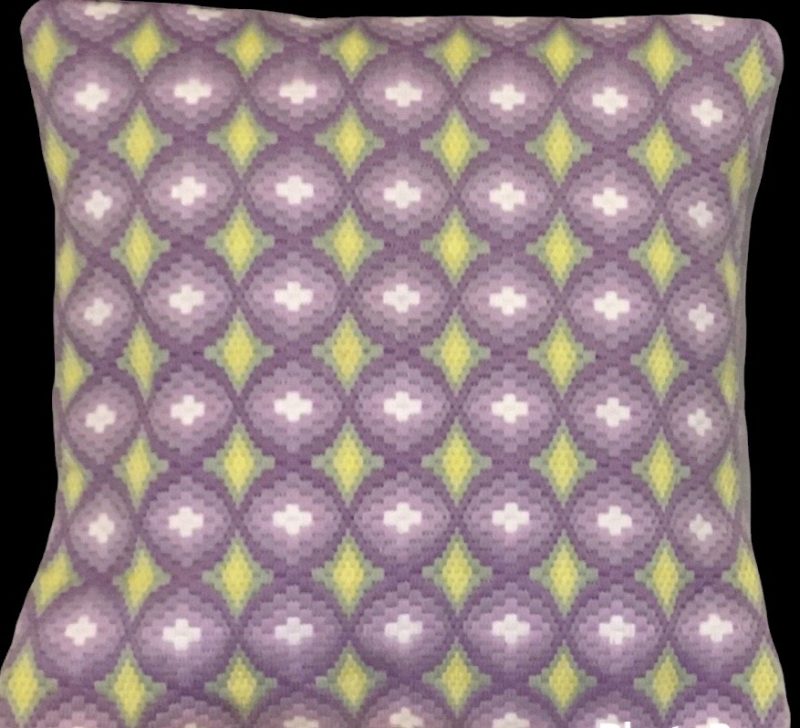 Original Bargello needlepoint cushion