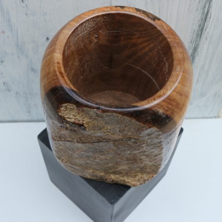 Hand Turned Mountain Ash Pencil pot