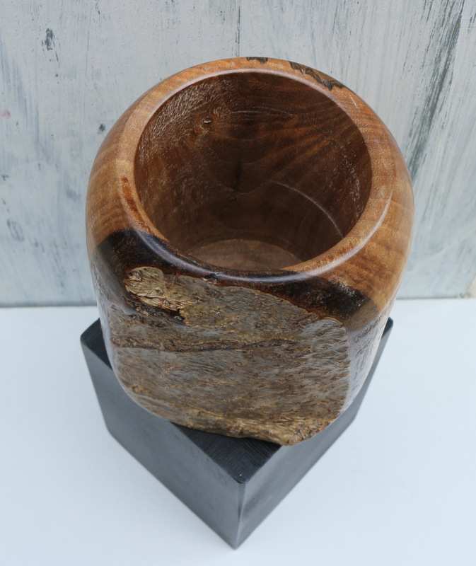 Hand Turned Mountain Ash Pencil pot