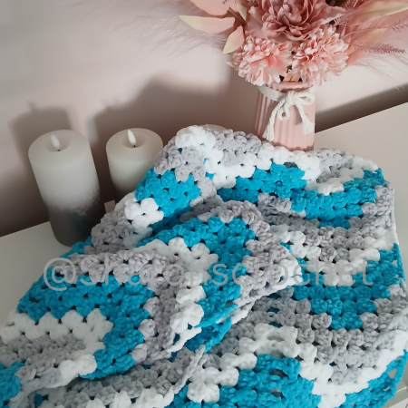💙 Handmade Crochet Baby Blanket 💙